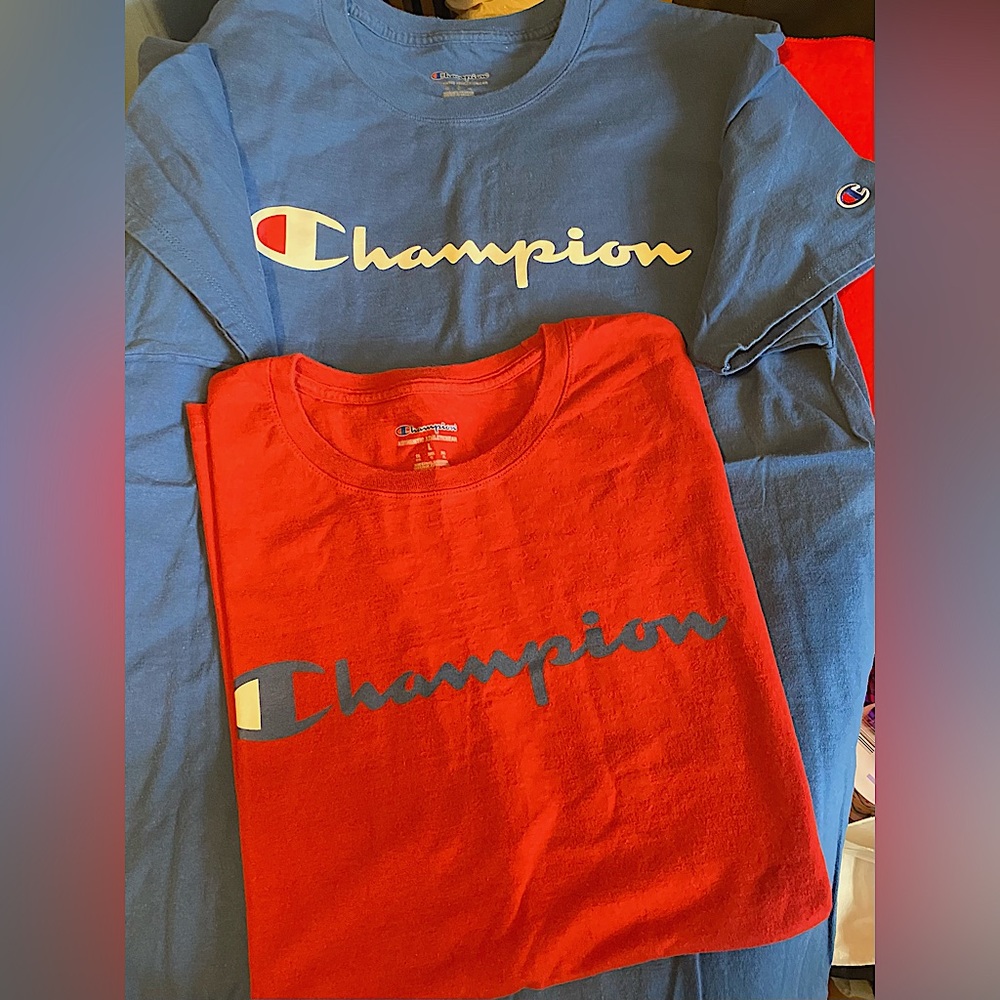 Bundle of 2 large Champion T-shirts